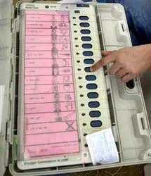 Machine à voter en Inde - crédits : © Hindustan Times/ Getty Images