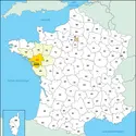 Loire-Atlantique : carte de situation - crédits : © Encyclopædia Universalis France