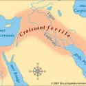 Croissant fertile - crédits : © Encyclopædia Universalis France