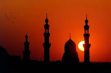 Minarets de la mosquée du Sultan Hassan, Le Caire, Égypte - crédits : A. Vergani/ DeAgostini / Getty Images