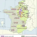 Domaine royal et royaume de France - crédits : Encyclopædia Universalis France