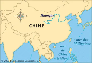 Huanghe, fleuve - crédits : © Encyclopædia Universalis France