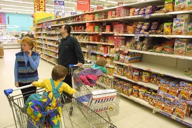Achats dans un supermarché - crédits : Sean Gallup/ Liaison/ Getty Images News/ AFP