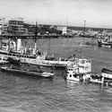 Blocus du canal de Suez, 1956 - crédits : Joseph McKeown/ Picture Post/ Getty Images