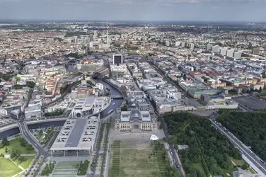 Vue aérienne de Berlin, Allemagne - crédits : S. Diemer/ Imagebroker/ Age Fotostock