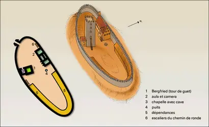 Château du Moyen Âge - crédits : Encyclopædia Universalis France