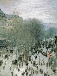 Boulevard des Capucines, C. Monet - crédits :  Bridgeman Images 