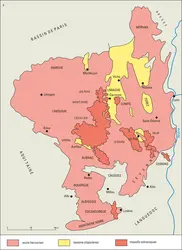 Formation du Massif central - crédits : Encyclopædia Universalis France