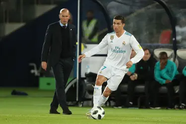 Zinédine Zidane et Cristiano Ronaldo - crédits : Matthew Ashton - AMA/ Getty Images