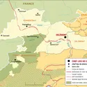 Jura : carte administrative du canton - crédits : Encyclopædia Universalis France