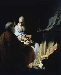 Deux Philosophes en conversation, Rembrandt - crédits :  Bridgeman Images 