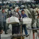 Réfugiés ouzbeks - crédits : © Antoine Gyori/ AGP/ Corbis/ Getty Images