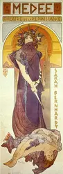 Sarah Bernhardt, affiche d'Alfons Mucha - crédits : MPI/ Getty Images