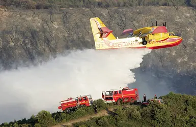 Incendie - crédits : © Brian Kersey/AP