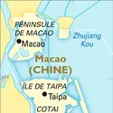 Macao [Chine] : carte générale - crédits : Encyclopædia Universalis France