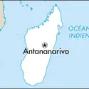 Antananarivo : carte de situation - crédits : © Encyclopædia Universalis France