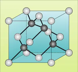 Structure du diamant - crédits : Encyclopædia Universalis France