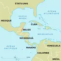 Belize : carte de situation - crédits : Encyclopædia Universalis France
