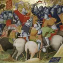 Bataille de Crécy, 1346 - crédits : © British Library/ AKG-images