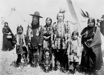 Réserve d'Indiens Kootenay - crédits : © Library of Congress, Washington, D.C. (neg. no. LC-USZ61-119219