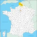 Nièvre : carte de situation - crédits : © Encyclopædia Universalis France