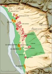 Plan d'Amarna, Égypte - crédits : Encyclopædia Universalis France