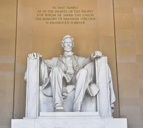 Statue d'Abraham Lincoln, Washington - crédits : © ES James/ Shutterstock