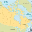 Nouvelle-Écosse : carte de situation - crédits : Encyclopædia Universalis France