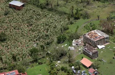 La Martinique après le cyclone Dean, 2007 - crédits : Pierre Verdy/ AFP