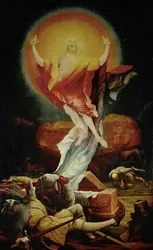 <em>La Résurrection</em>, peinture de&nbsp;Matthias Grünewald - crédits : Erich Lessing/ AKG-images