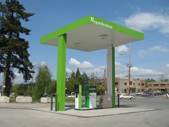 Station-service délivrant du biodiesel - crédits : © D.R.