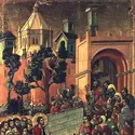 L’Entrée du Christ à Jérusalem, Duccio di Buoninsegna - crédits :  Bridgeman Images 