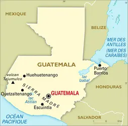 Guatemala : carte générale - crédits : Encyclopædia Universalis France