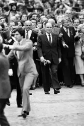 Investiture de François Mitterrand (21 mai 1981) - crédits : AFP