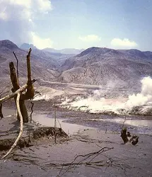 Éruption du volcan El Chichón, Mexique, 1982 - crédits : © D.R.