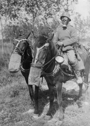 Ravitaillement des troupes lors de la Première Guerre mondiale - crédits : Hulton Archive/ Getty Images