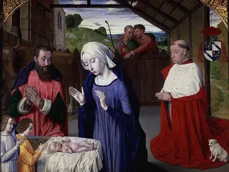 <it>La Nativité</it>, peinture du Maître de Moulins - crédits : Peter Willi/  Bridgeman Images 