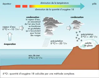 Oxygène et température - crédits : © Encyclopædia Universalis France