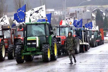 Manifestation contre la P.A.C. - crédits : Mossay/ Belga/ AFP