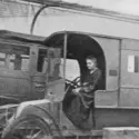 Marie Curie pendant la Grande Guerre - crédits : Universal History Archive/ Getty Images