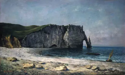 La Roche percée d’Étretat, G. Courbet - crédits :  Bridgeman Images 