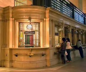 Bureau de change à la gare de Grand Central, New York - crédits : © J. M. Sobrito/ Shutterstock