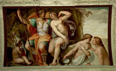 <it>Mars et Vénus</it>, fresque d’Augustin Carrache - crédits : De Agostini/ Getty Images