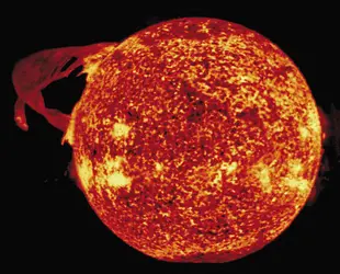 Éruption solaire - crédits : © NASA