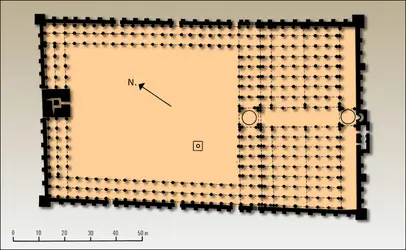 Plan de la Grande Mosquée de Kairouan, Tunisie - crédits : Encyclopædia Universalis France