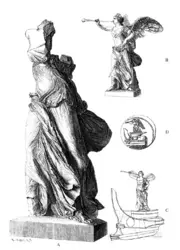 Victoire de Samothrace, gravure - crédits : D.R.