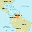 Venezuela : carte de situation - crédits : Encyclopædia Universalis France