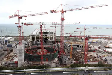 Construction de l'E.P.R. de Flamanville - crédits : © Service de presse/ EDF