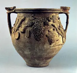 Vase provenant de Pompéi, Italie - crédits : Accademia Italiana, London,  Bridgeman Images 