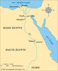 Égypte ancienne - crédits : © Encyclopædia Universalis France